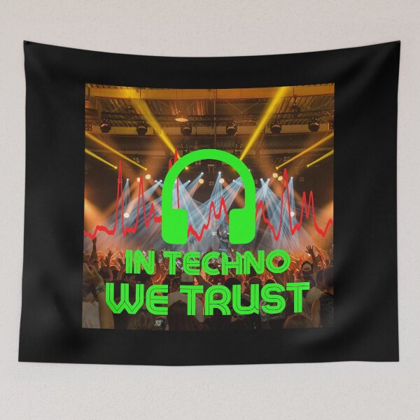Item preview,  In techno we Trust Festival 3 Green designed and sold by kyds.