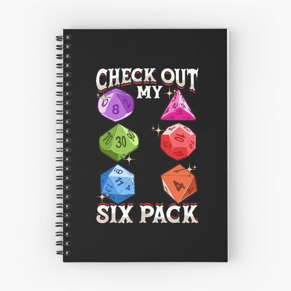 Item preview, Check Out My Six Pack Funny Gaming Dice Pun designed and sold by perfectpresents.