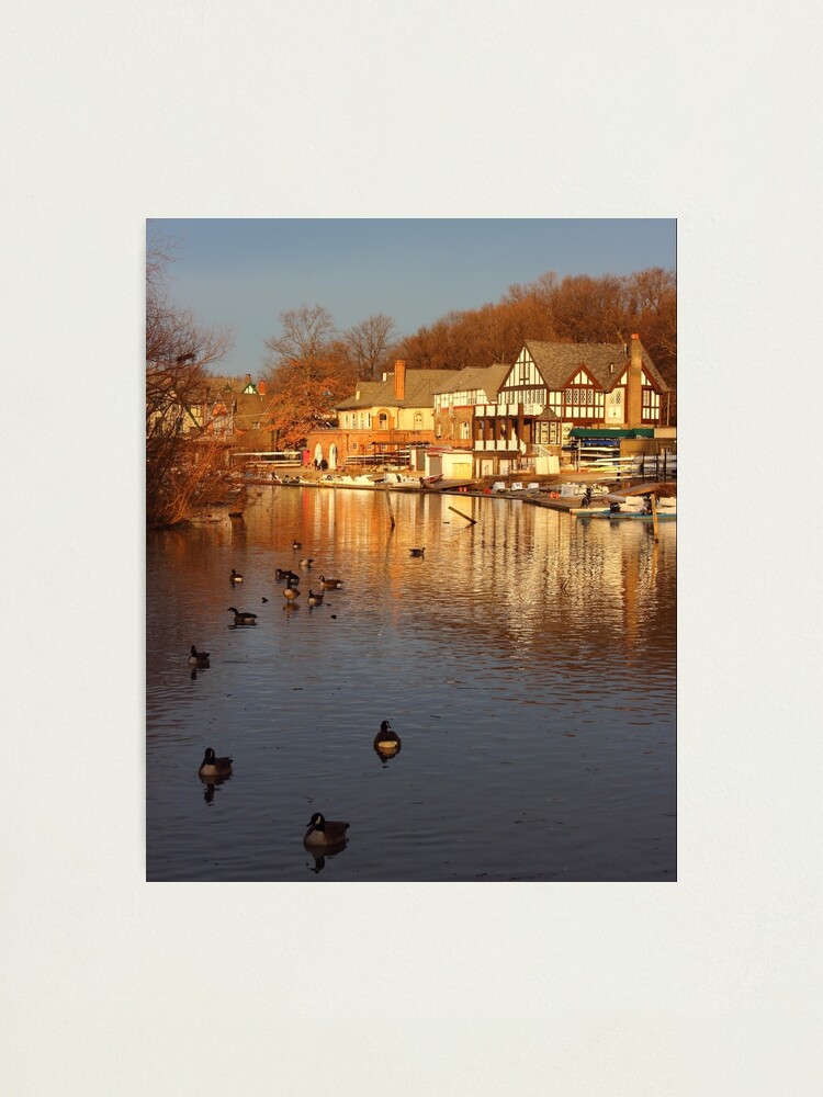 Alternate view of Boathouse Row Philadelphia Photographic Print