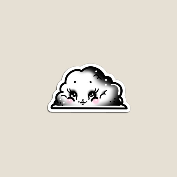 Item preview, Cute Cloud Traditional Flash Tattoo designed and sold by Ella Mobbs.