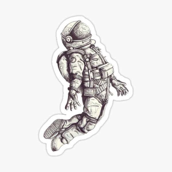 Item preview, Floating Astronaut designed and sold by mogleymogley.