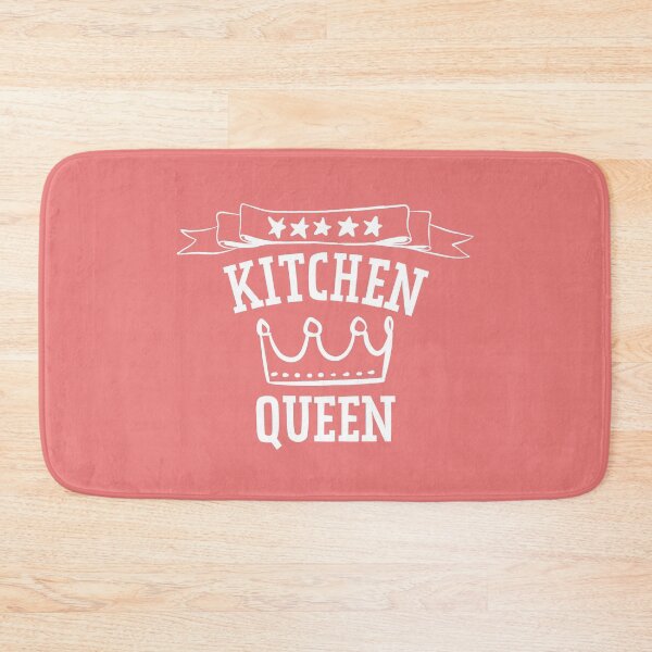 Item preview, Kitchen Queen in white designed and sold by printmesomecolo.