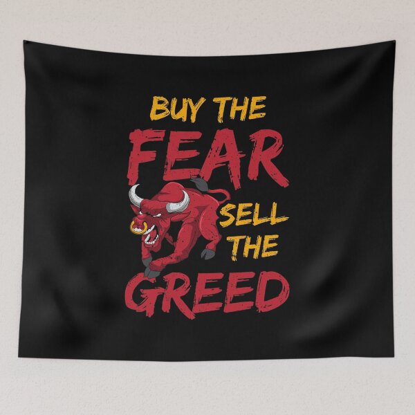 Item preview, Buy The Fear, Sell The Greed Trading & Investing designed and sold by perfectpresents.