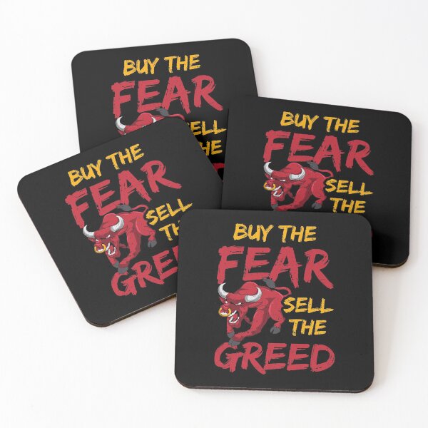 Item preview, Buy The Fear, Sell The Greed Trading & Investing designed and sold by perfectpresents.