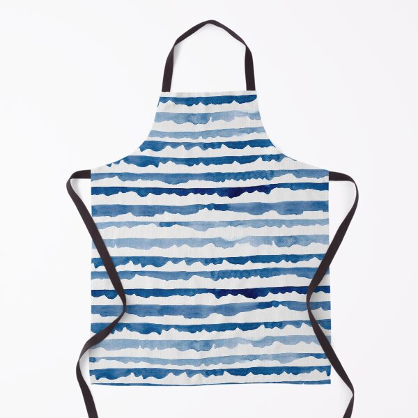 Item preview, Watercolour Stripes in Blue designed and sold by RebeccaFlaherty.