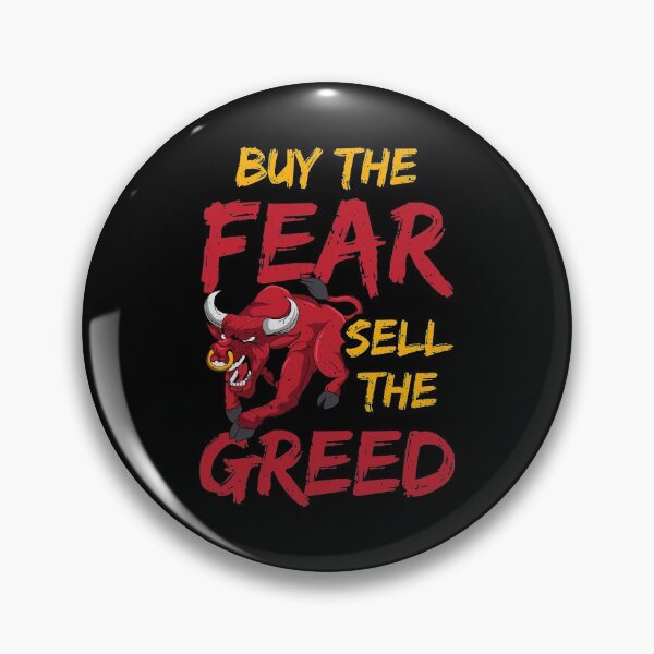 Item preview, Buy The Fear, Sell The Greed Trading & Investing designed and sold by perfectpresents.