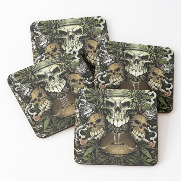 Item preview, Skull smoke guitar designed and sold by MrDogn.