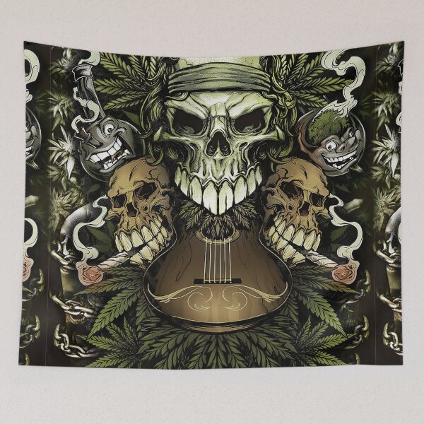 Item preview, Skull smoke guitar designed and sold by MrDogn.