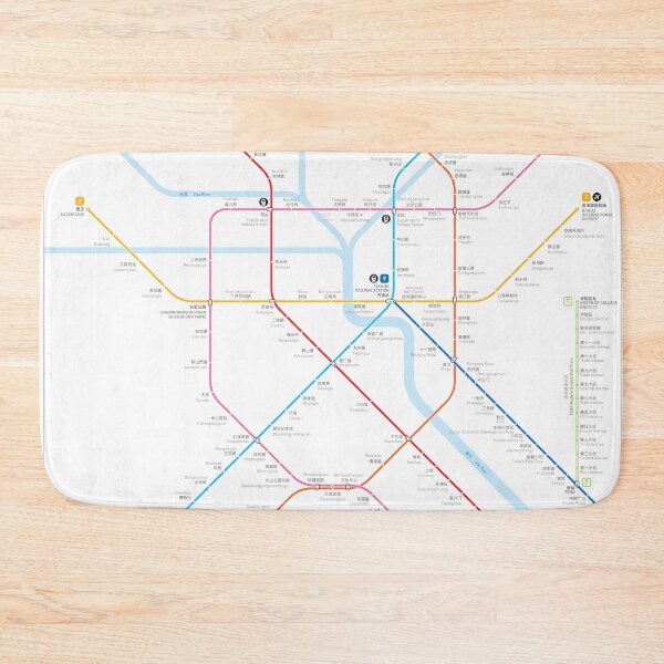 Item preview, Tianjin Metro Map designed and sold by Jug Cerovic.
