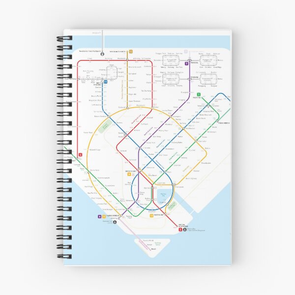 Artikelvorschau, Singapur Metro Karte entworfen und verkauft von Jug Cerovic.