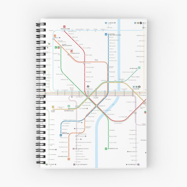 Item preview, Munich Metro Map designed and sold by Jug Cerovic.