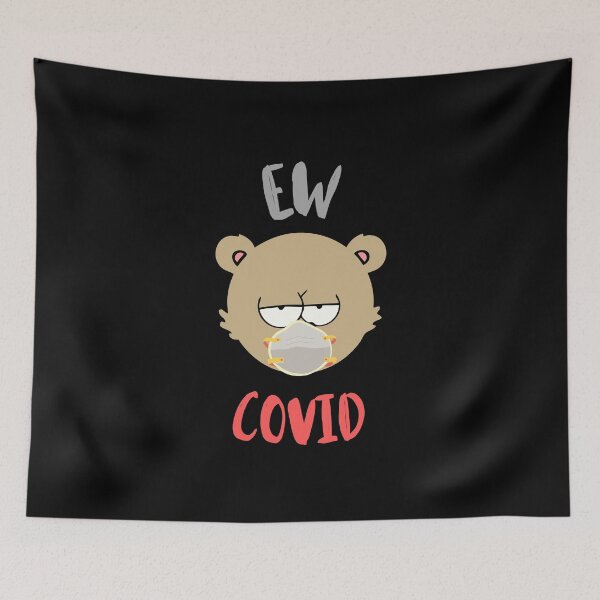 Item preview, Ew Covid- Quarantine Design Cute Bear with Mask designed and sold by Irelene.