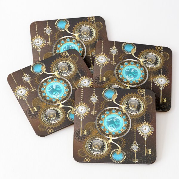 Item preview, Rusty Background with Turquoise Lenses designed and sold by Blackmoon9.