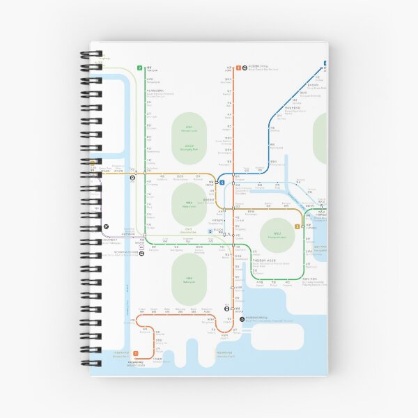 Artikelvorschau, Busan Metro Karte entworfen und verkauft von Jug Cerovic.