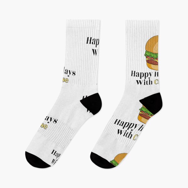 Item preview, Happy Holidays With Cheese burger designed and sold by NancyArtDesigns.