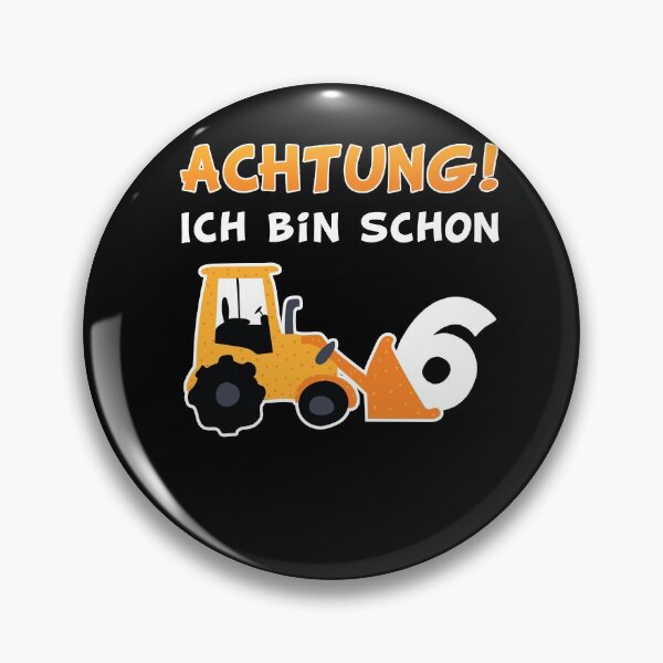 Item preview, Bagger Junge Kinder 6 Geburtstag 6 Jahre designed and sold by JonasDesign.
