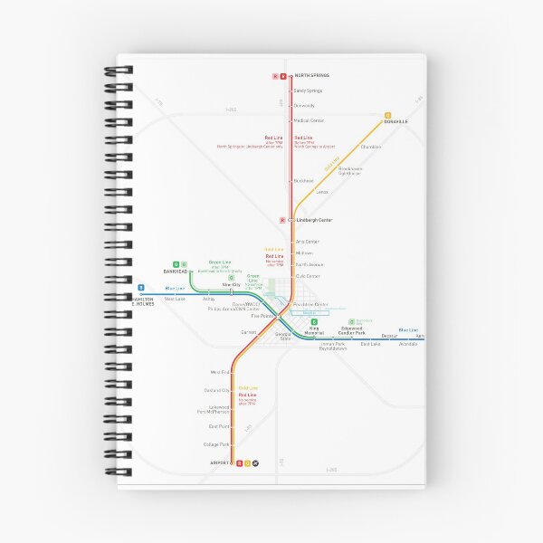 Artikelvorschau, Atlanta Metro Karte entworfen und verkauft von Jug Cerovic.