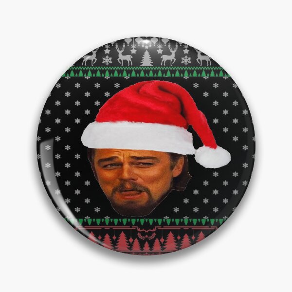 Artikelvorschau, Leonardo DiCaprio lacht lustige Weihnachtsmeme Django Unchained Calvin Candie entworfen und verkauft von HotTopics.