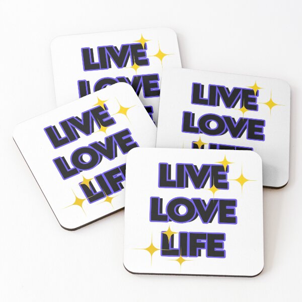 Item preview, Live, Love, Life designed and sold by Swirlstache.