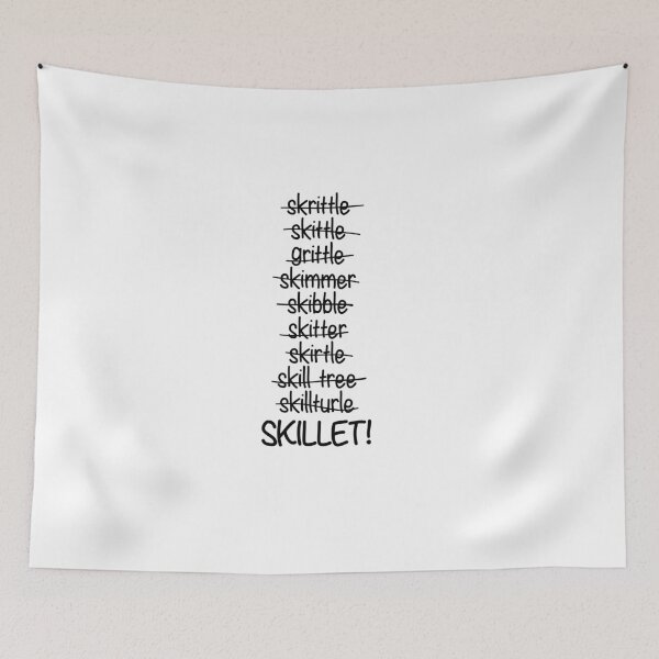 Item preview, Skrittle Skittle Skitter SKILLET! (white) designed and sold by alm0st-aliv3.