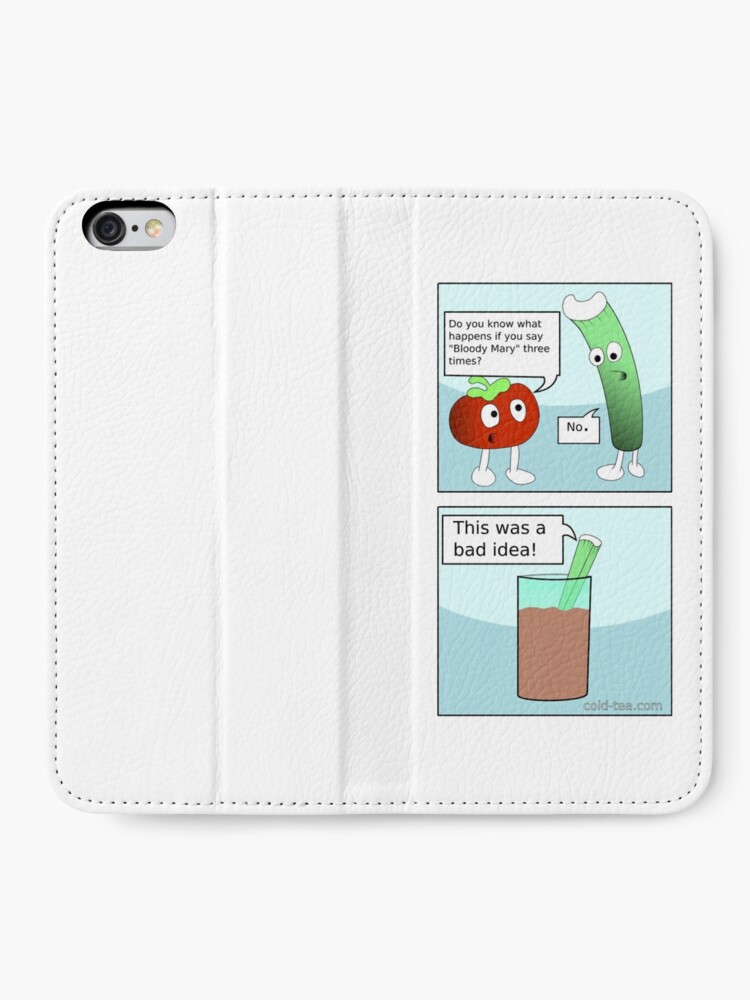 Alternate view of Bloody Mary iPhone Wallet