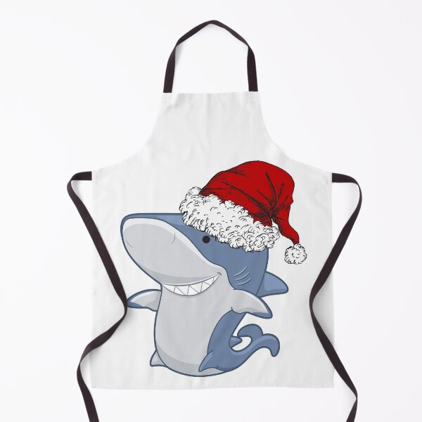 Item preview, Christmas Shark with Santas Hat designed and sold by Melin-aRT.