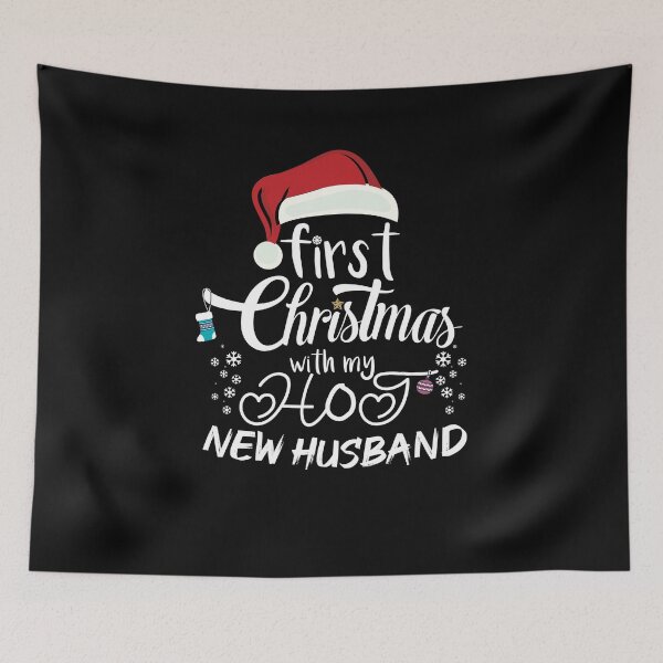 Item preview, First Christmas With My Hot New Husband designed and sold by MG STORE.
