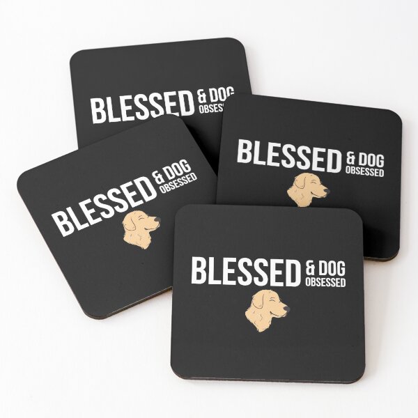 Item preview, Blessed And Dog Obsessed Funny Dog Lover Gift designed and sold by saadtraibiz.