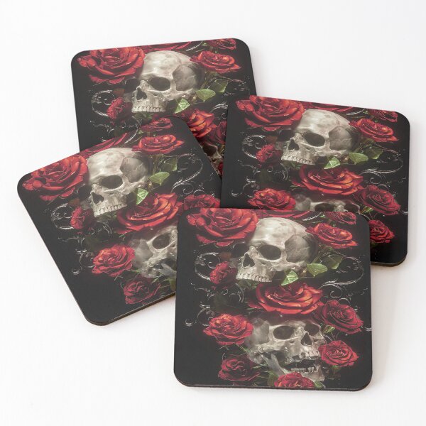 Item preview, Floral skull  designed and sold by MrDogn.