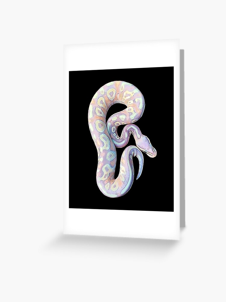 Ball Python Axanthic Pied Snake Poster for Sale by Elarex