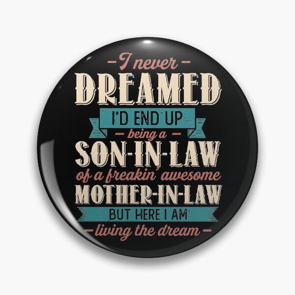 Item preview, Son In Law Of Freakin' Awesome Mother In Law Vintage Humor Gift designed and sold by alenaz.