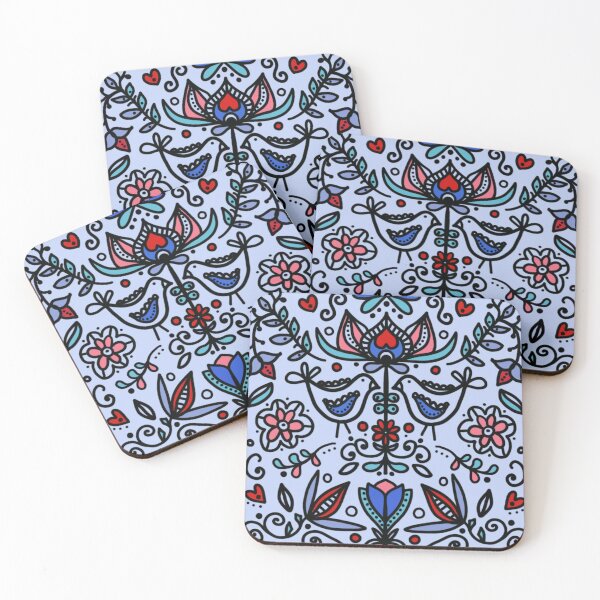 Item preview, Scandi Love Blue designed and sold by Simone Pook.