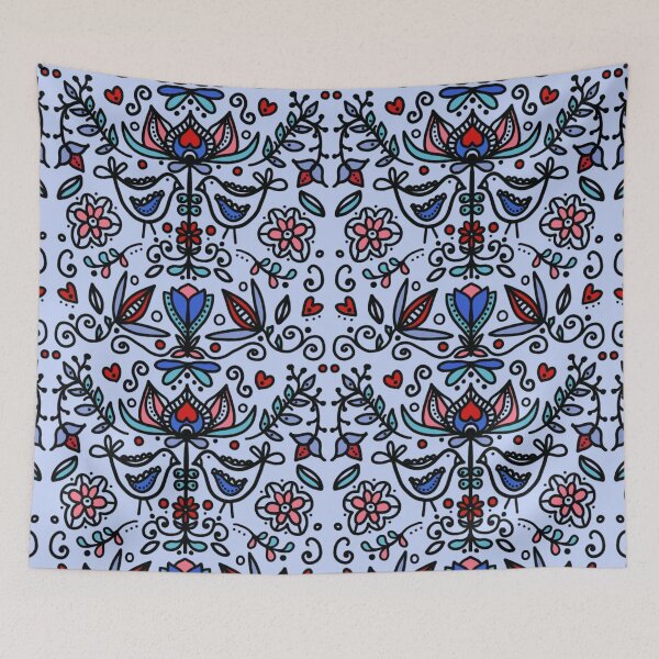 Item preview, Scandi Love Blue designed and sold by Simone Pook.
