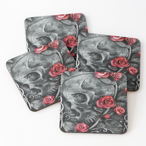 Item preview, Rose Skull  designed and sold by MrDogn.