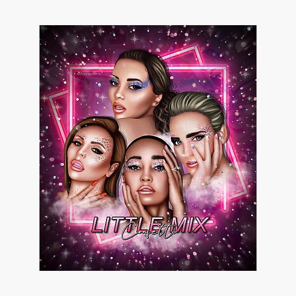 Little Mix Confetti inspired artwork Photographic Print