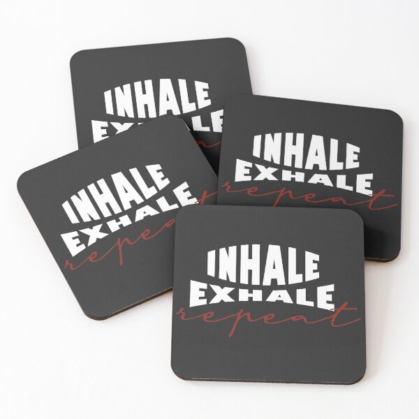 Item preview, Inhale Exhale Repeat Typography Graphic Design designed and sold by Artysneak.
