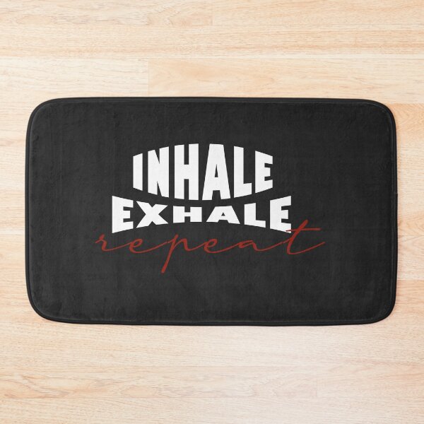 Item preview, Inhale Exhale Repeat Typography Graphic Design designed and sold by Artysneak.