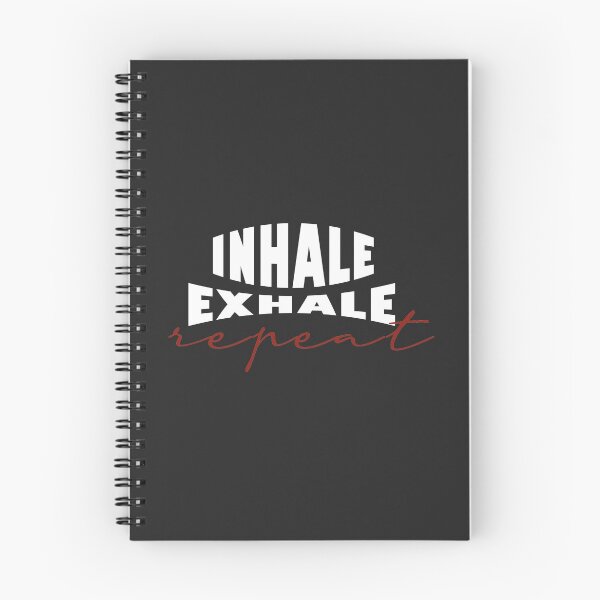 Item preview, Inhale Exhale Repeat Typography Graphic Design designed and sold by Artysneak.