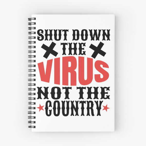 Item preview, shut down the virus not the country designed and sold by Recoshet.