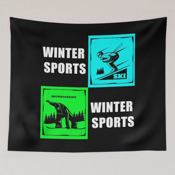 Item preview, Winter Skiing And Snowboarding designed and sold by DELMEO.