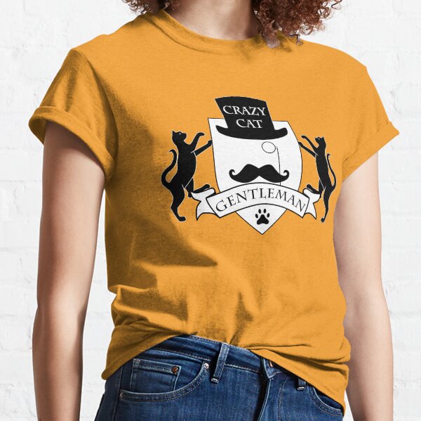 crazy cat gentleman shirt