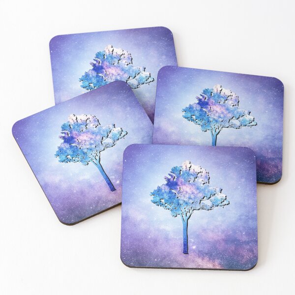 Item preview, Galaxy Tree Sticker designed and sold by ZenPrintApparel.