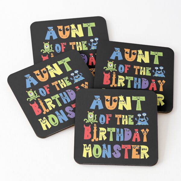 Item preview, Aunt Of The Birthday Monster Alien Kid B-day Party product designed and sold by Grabitees.