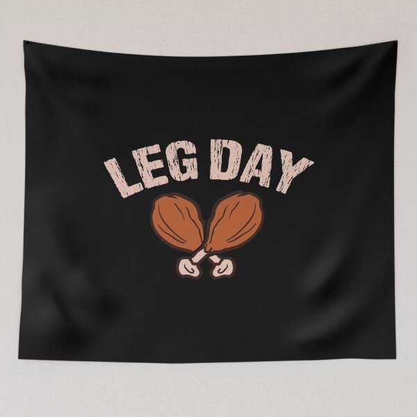 Item preview, Leg Day Turkey Gobble Traditional Turkey Thanksgiving Day Food Wobble Vegan Chicken Oven Apple Pie Stuffing Gravy designed and sold by shirti.
