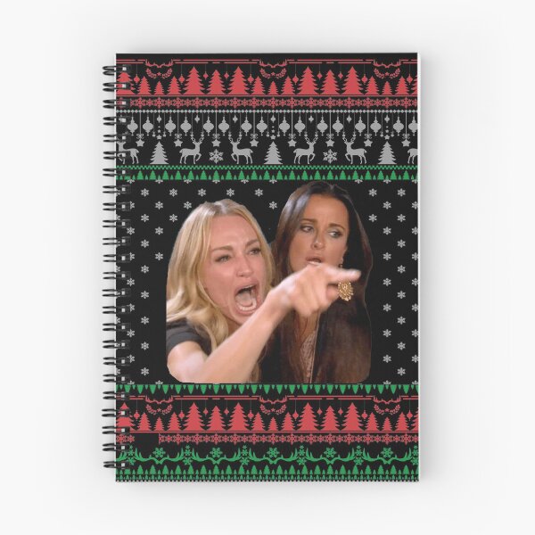 Item preview, CAT MEME Women Yelling and Pointing at Cat Ugly Sweater Design Christmas Best Gift designed and sold by HotTopics.