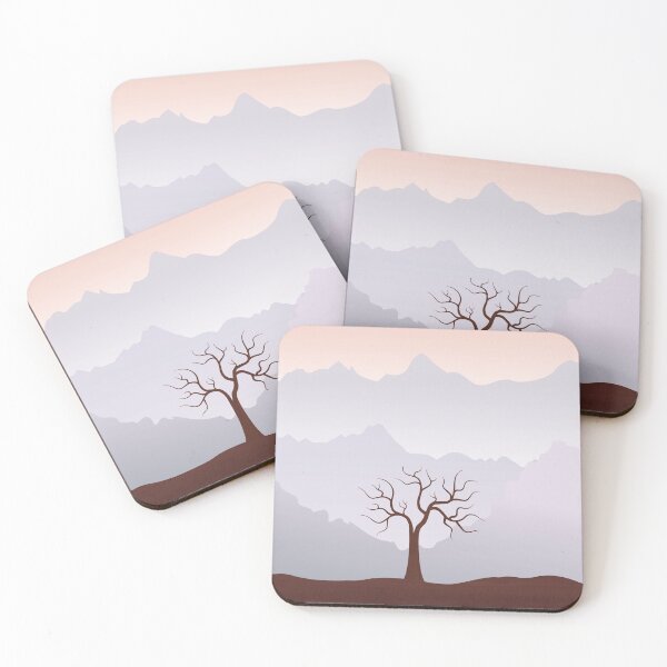 Item preview, Pastel Mountains Landscape Illustration designed and sold by SoloTravelerSt.