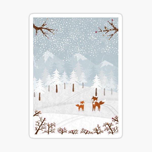 Snowstorm Sticker