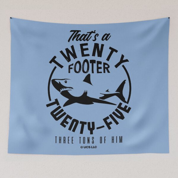 Item preview, Jaws movie twenty-five footer. Birthday party gifts. Officially licensed merch. designed and sold by chrlalexandru.