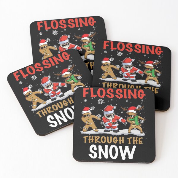 Item preview, Flossing through the snow Santa Claus Floss like a boss designed and sold by abiabo.