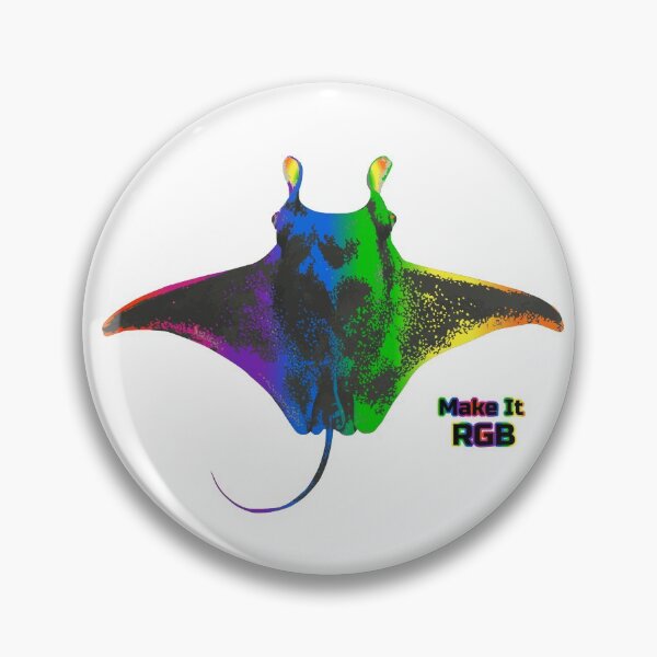 Item preview, Everything's better with RGB Manta-Ray designed and sold by P-aws.